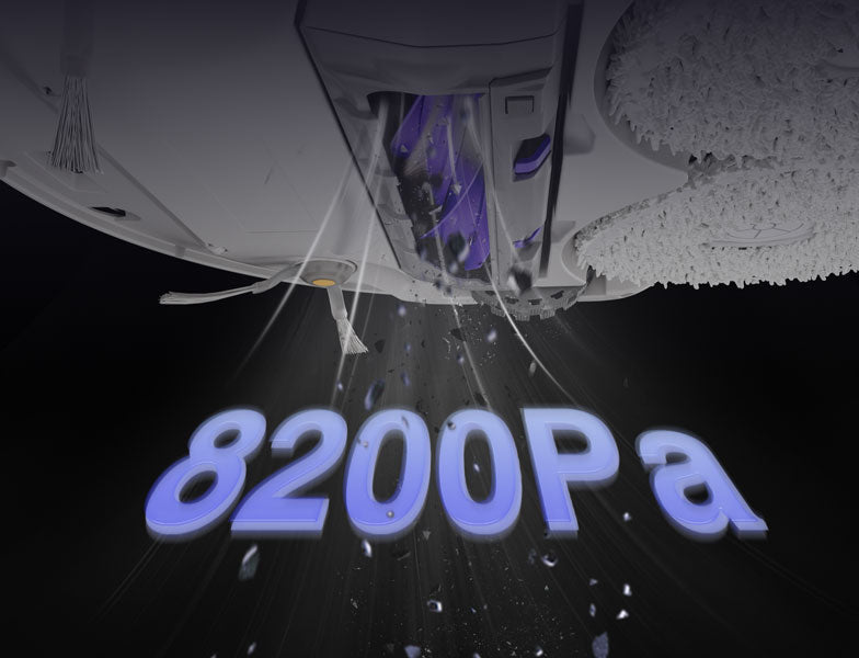 8200 Pa Suction Power